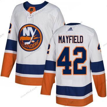 New York Islanders #42 Scott Mayfield Reebok Valkoinen Kolmas Aito NHL Paita – Miesten