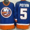 New York Islanders #5 Denis Potvin Sininen Retro CCM Paita – Miesten