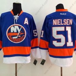 New York Islanders #51 Frans Nielsen Sininen Paita – Miesten