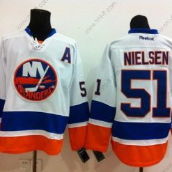 New York Islanders #51 Frans Nielsen Valkoinen Paita – Miesten