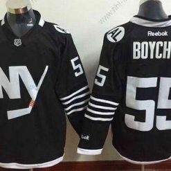 New York Islanders #55 Johnny Boychuk 2015 Reebok Musta Premier Vaihtopaita Paita – Miesten