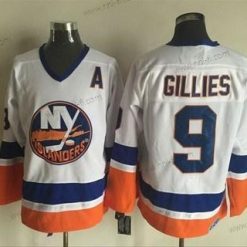 New York Islanders #9 Clark Gillies 1984-85 Valkoinen CCM Vintage Paita – Miesten