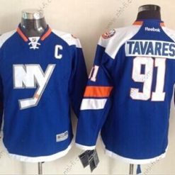 New York Islanders #91 John Tavares 2014 Stadium Series Sininen Paita – Lasten