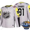 New York Islanders #91 John Tavares Harmaa 2018 NHL All-Star Ommeltu Jääkiekko Paita – Miesten