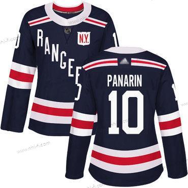 New York Rangers #10 Artemi Panarin Laivastonsininen Sininen Aito 2018 Talvi Klassinen Ommeltu Jääkiekko Paita – Naisten