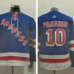 New York Rangers #10 Artemi Panarin Royal Sininen Kotiottelu Jääkiekko Ommeltu NHL Paita – Nuoret