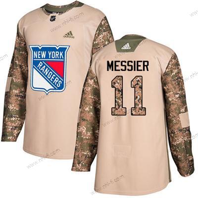 New York Rangers #11 Mark Messier Maastokuvio Aito 2017 Veterans Day Ommeltu NHL Paita – Nuoret