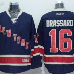 New York Rangers #16 Derick Brassard Laivastonsininen Sininen Vieras 85Th Paita – Miesten