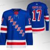 New York Rangers #17 Blake Wheeler Royal Sininen Ommeltu Paita – Miesten