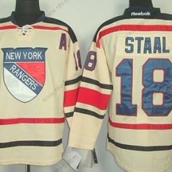 New York Rangers #18 Marc Staal 2012 Talvi Klassinen Kerma Paita – Miesten