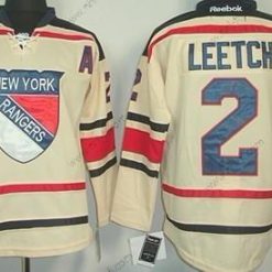 New York Rangers #2 Brian Leetch 2012 Talvi Klassinen Kerma Paita – Miesten