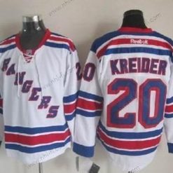 New York Rangers #20 Chris Kreider Valkoinen Paita – Miesten