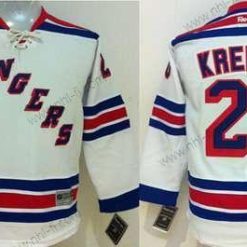 New York Rangers #20 Chris Kreider Valkoinen Paita – Nuoret