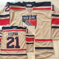 New York Rangers #21 Derek Stepan 2012 Talvi Klassinen Kerma Paita – Miesten