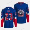 New York Rangers #23 Adam Fox Sininen 2022 Käänteinen Retro Ommeltu Paita – Miesten