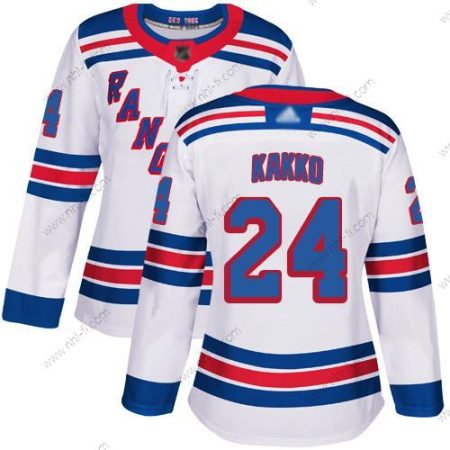 New York Rangers #24 Kaapo Kakko Valkoinen Road Aito Ommeltu Jääkiekko Paita – Naisten