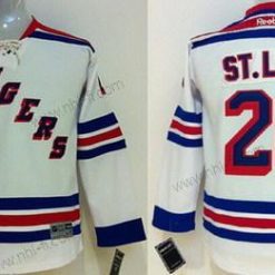 New York Rangers #26 Martin St. Louis Valkoinen Paita – Lasten