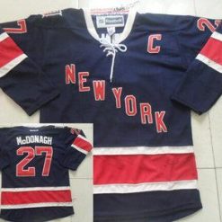 New York Rangers #27 Ryan Mcdonagh Laivastonsininen Sininen Vieras 85Th Paita – Miesten