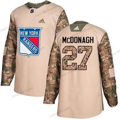 New York Rangers #27 Ryan Mcdonagh Maastokuvio Aito 2017 Veterans Day Ommeltu NHL Paita – Nuoret