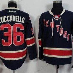 New York Rangers #36 Mats Zuccarello Musta Reebok Vieras 85Th Paita – Miesten