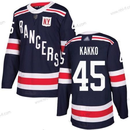 New York Rangers #45 Kaapo Kakko Laivastonsininen Sininen Aito 2018 Talvi Klassinen Ommeltu Jääkiekko Paita – Miesten