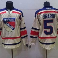 New York Rangers #5 Dan Girardi 2012 Talvi Klassinen Kerma Paita – Miesten