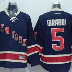 New York Rangers #5 Dan Girardi Laivastonsininen Sininen Vieras 85Th Paita – Miesten