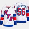 New York Rangers #56 Erik Gustafsson Valkoinen 2024 Stadium Series Ommeltu Paita – Miesten