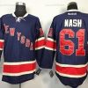 New York Rangers #61 Rick Nash Laivastonsininen Sininen Vieras 85Th Paita – Miesten