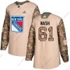 New York Rangers #61 Rick Nash Maastokuvio Aito 2017 Veterans Day Ommeltu NHL Paita – Nuoret