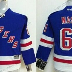 New York Rangers #61 Rick Nash Sininen Paita – Lasten