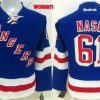 New York Rangers #61 Rick Nash Sininen Paita – Naisten