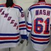 New York Rangers #61 Rick Nash Valkoinen Paita – Miesten