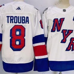 New York Rangers #8 Jacob Trouba Valkoinen 2024 Stadium Series Ommeltu Paita – Miesten