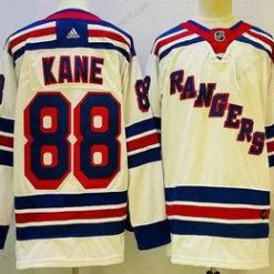 New York Rangers #88 Patrick Kane Valkoinen Aito Paita – Miesten