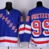 New York Rangers #99 Wayne Gretzky Sininen Retro CCM Paita – Miesten