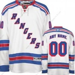 New York Rangers Räätälöidyt Valkoinen Paita – Miesten