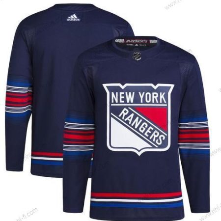 New York Rangers Tyhjä Laivastonsininen Ommeltu Paita – Miesten