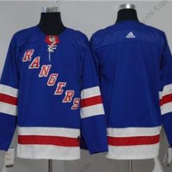 New York Rangers Tyhjä Royal Sininen Kotiottelu Aito Ommeltu NHL Paita – Nuoret