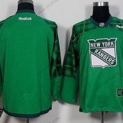 New York Rangers Tyhjä Vihreä 2016 St. Patrick’S Day Jääkiekko Paita – Miesten