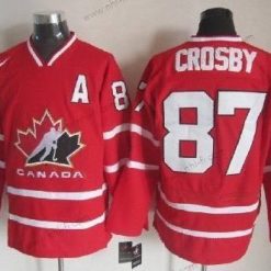 Nike 2010 Kanadan maajoukkue #87 Sidney Crosby Punainen Paita – Miesten