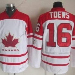 Nike 2010 Olympics Kanada #16 Jonathan Toews Valkoinen Paita – Miesten