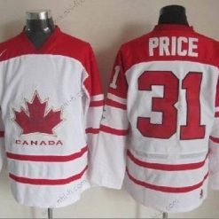 Nike 2010 Olympics Kanada #31 Carey Price Valkoinen Paita – Miesten