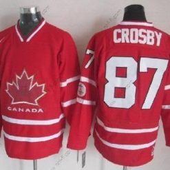 Nike 2010 Olympics Kanada #87 Sidney Crosby Punainen Paita – Miesten