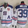 Nike 2010 Olympics USA #39 Ryan Miller Valkoinen Paita – Miesten