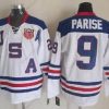 Nike 2010 Olympics USA #9 Zach Parise Valkoinen Paita – Miesten