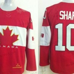 Nike 2014 Olympics Kanada #10 Patrick Sharp Punainen Paita – Miesten