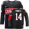 Nike 2014 Olympics Kanada #14 Chris Kunitz Musta Paita – Miesten