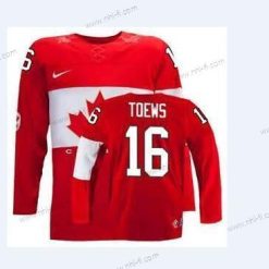 Nike 2014 Olympics Kanada #16 Jonathan Toews Punainen Paita – Nuoret