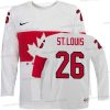 Nike 2014 Olympics Kanada #26 Martin St. Louis Valkoinen Paita – Miesten